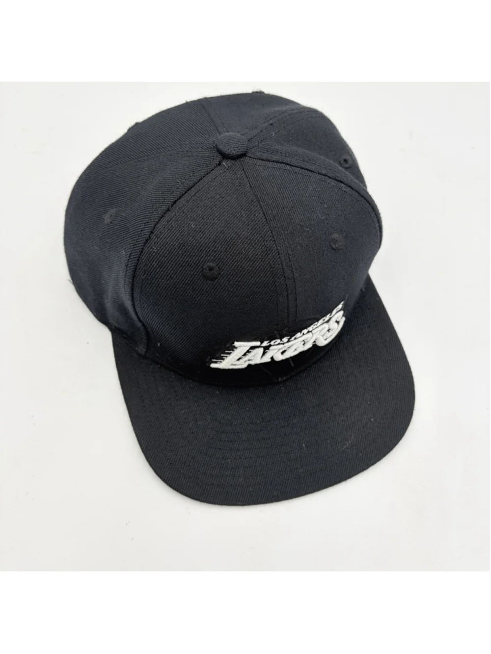 Los Angeles Lakers Black Mitchell & Ness SnapBack Baseball Cap One size